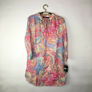 Lauren Ralph Lauren Woman Tunic Blouse Top Size XS